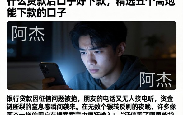 什么贷款后口子好下款，精选五个高炮能下款的口子