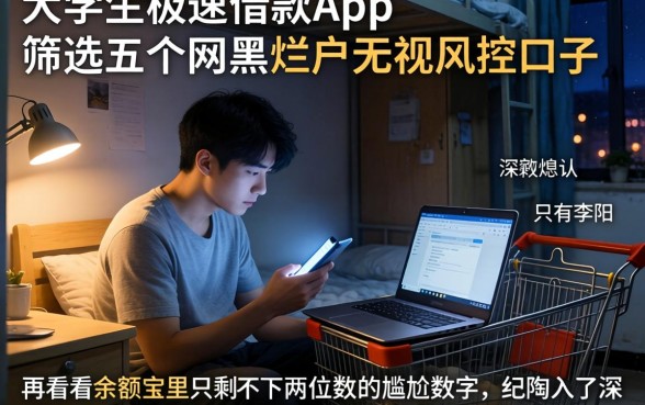 大学生极速借款app,筛选五个网黑烂户无视风控口子