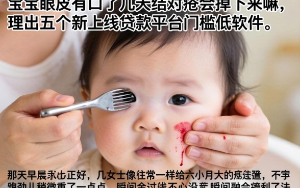 宝宝眼皮有口子几天结的痂会掉下来嘛，理出五个新上线贷款平台门槛低软件