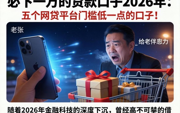 必下一万的贷款口子2026年,概括五个网贷平台门槛低一点的口子