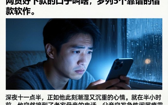 网贷好下款的口子叫啥,罗列5个靠谱的借款软件