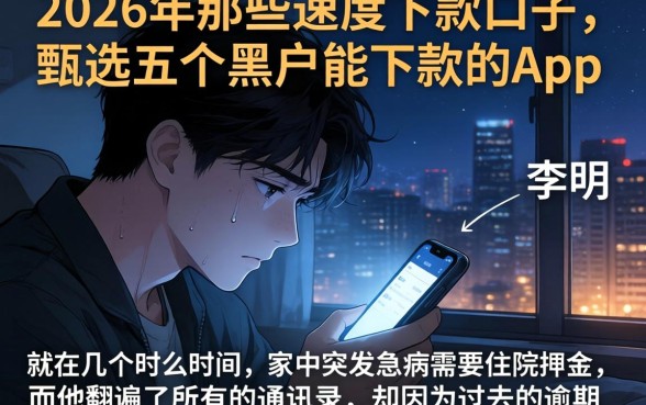 2026年那些速度下款的口子,甄选五个黑户能下款的app