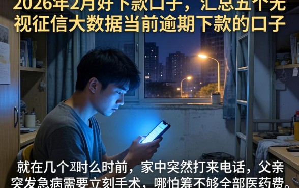 2026年2月好下款的口子，汇总五个无视征信大数据当前逾期下款的口子
