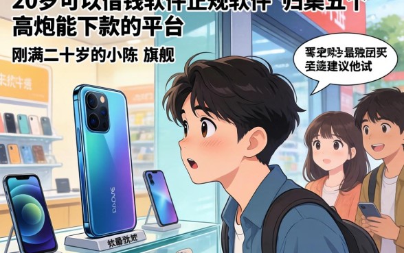 20岁可以借钱的软件正规软件，归集五个高炮能下款的平台