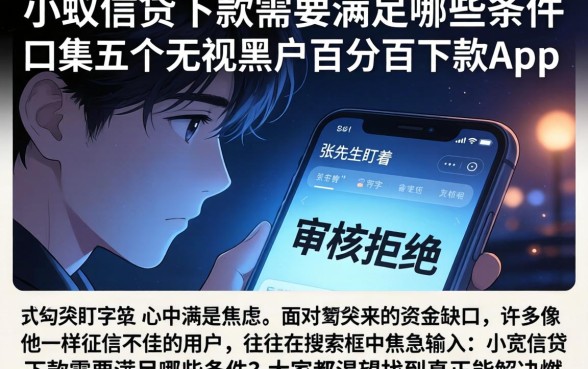 小蚁信贷下款需要满足哪些条件,归集五个无视黑户百分百下款app