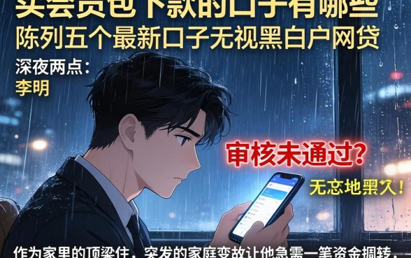 买会员包下款的口子有哪些,陈列五个最新口子无视黑白户网贷
