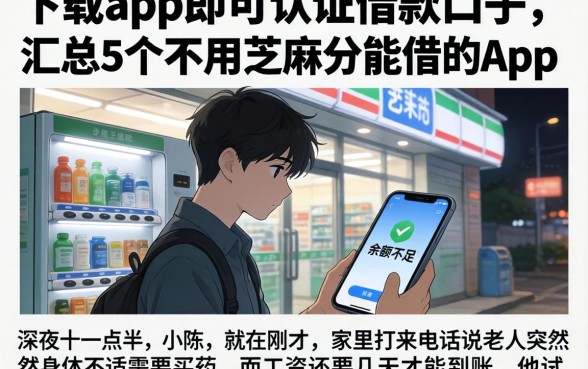 下载app即可认证的借款口子,汇总5个不用芝麻分能借的app