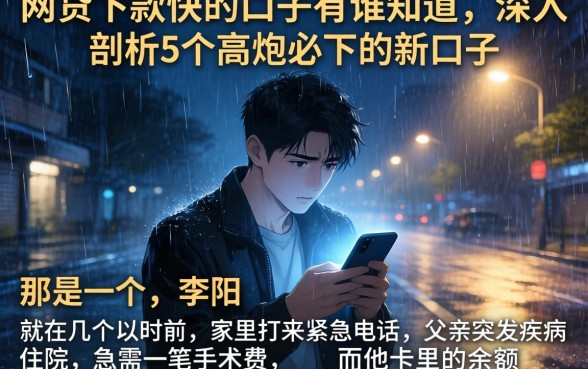 网贷下款快的口子有谁知道,深入剖析5个高炮必下的新口子