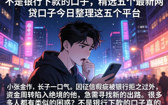 不是银行下款的口子,精选五个最新网贷口子今日整理这五个平台