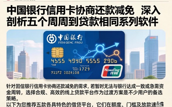 中国银行信用卡协商还款减免，深入剖析五个周周到贷款相同系列的软件