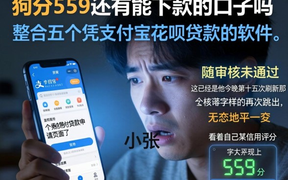 狗分559还有能下款的口子吗,整合五个凭支付宝花呗贷款的软件