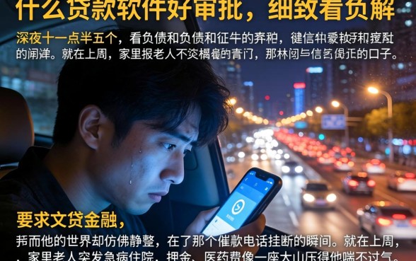 什么贷款软件好审批，细致阐述五个不看负债和征信的口子