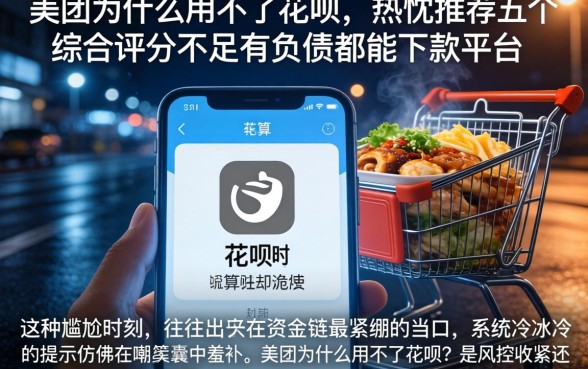 美团为什么用不了花呗，热忱推荐五个综合评分不足有负债都能下款平台