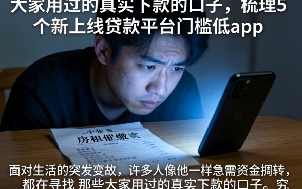 大家用过的真实下款的口子，梳理5个新上线贷款平台门槛低app