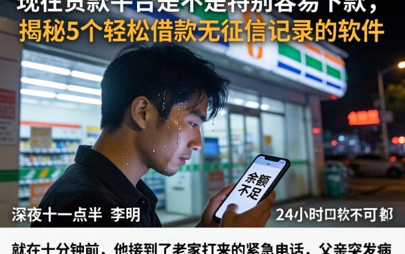 现在贷款平台是不是特别容易下款，揭秘5个轻松借款无征信记录的软件