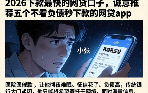 2026下款最快的网贷口子，诚意推荐五个不看负债秒下款的网贷app
