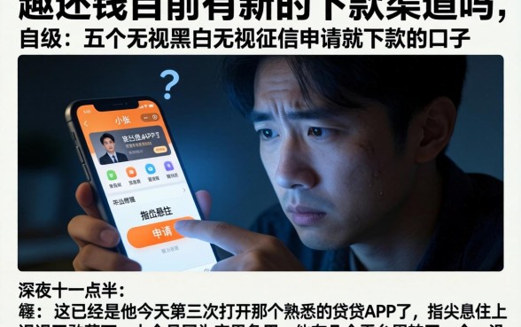 趣还钱目前有新的下款渠道吗，细致阐述五个无视黑白无视征信申请就下款的口子