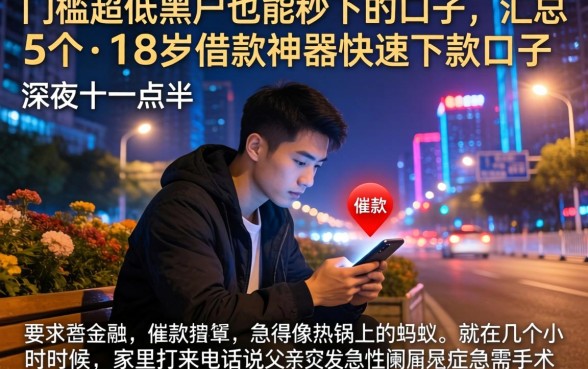门槛超低黑户也能秒下的口子，汇总5个18岁借款神器快速下款口子