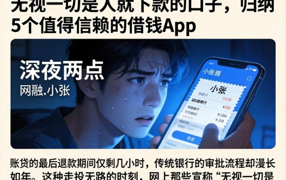无视一切是人就下款的口子，归纳5个值得信赖的借钱app