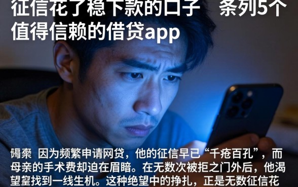 征信花了稳下款的口子，条列5个值得信赖的借贷app