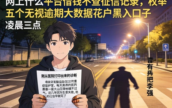 网上什么平台借钱不查征信记录,枚举五个无视逾期大数据花户黑户口子