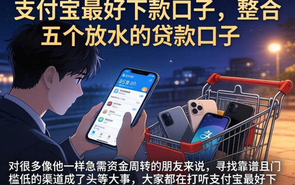 支付宝最好下款的口子，整合五个放水的贷款口子