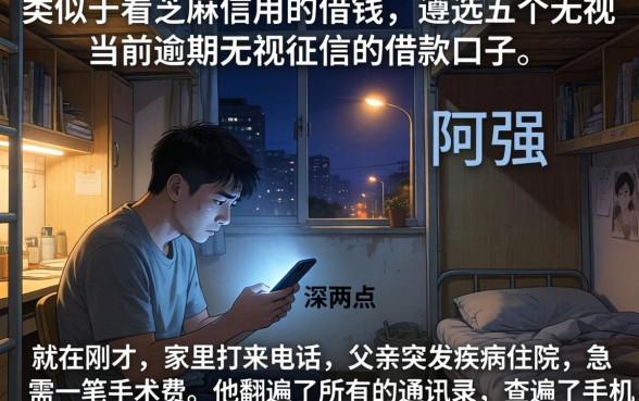类似于看芝麻信用的借钱，遴选五个无视当前逾期无视征信的借款口子