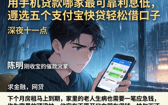 用手机贷款哪家最可靠利息低,遴选五个支付宝快贷轻松借口子