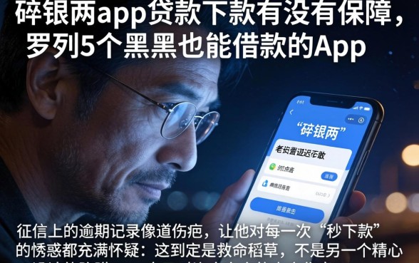 碎银两app贷款下款有没有保障，罗列5个黑户也能借款的app