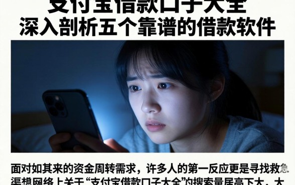 支付宝借款口子大全，深入剖析五个靠谱的借款软件