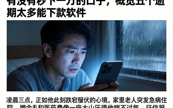 有没有秒下一万的口子，概览五个逾期太多能下款软件