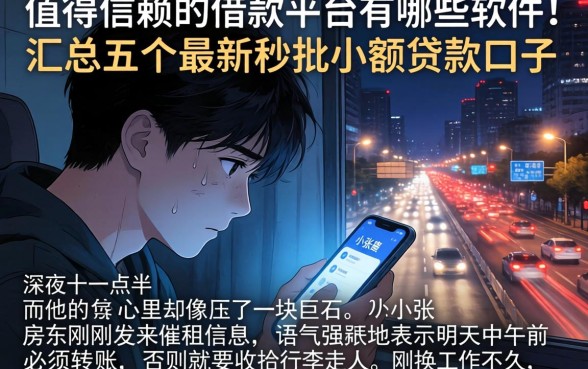 值得信赖的借款平台有哪些软件，汇总五个最新秒批小额贷款口子
