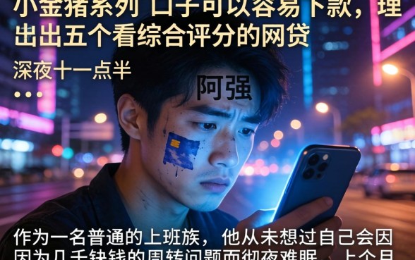 小金猪系列的口子可以容易下款，理出五个不看综合评分的网贷