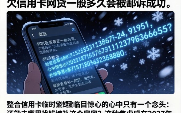 欠信用卡网贷一般多久会被起诉成功，整合五个手机可以临时借钱的app