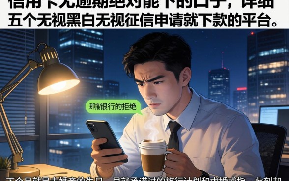 信用卡无逾期绝对能下的口子，详细阐述五个无视黑白无视征信申请就下款的平台
