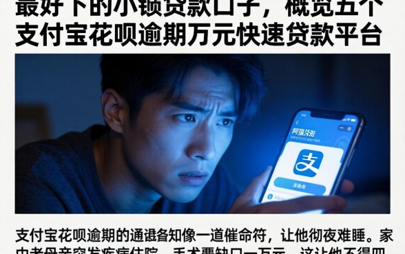 最好下的小额贷款口子，概览五个支付宝花呗逾期万元快速贷款平台