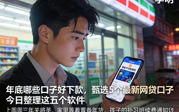 年底哪些口子好下款,甄选5个最新网贷口子今日整理这五个软件