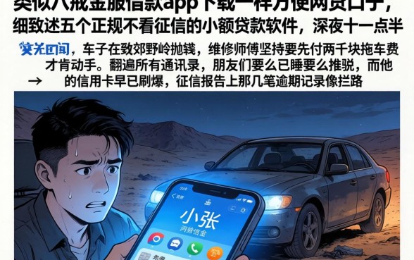 类似八戒金服借款app下载一样方便的网贷口子，细致阐述五个正规不看征信的小额贷款软件