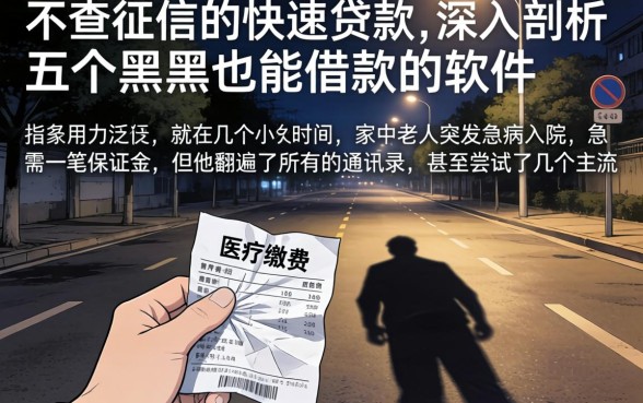 不查征信的快速贷款，深入剖析五个黑户也能借款的软件