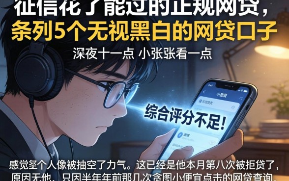征信花了能过的正规网贷，条列5个无视黑白的网贷口子