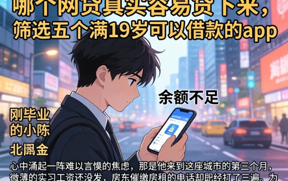 哪个网贷真实容易贷下来，筛选五个满19岁可以借款的app
