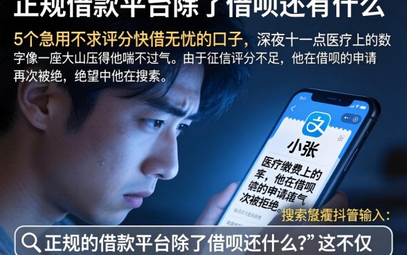 正规的借款平台除了借呗还有什么，详细阐述5个急用不求评分快借无忧的口子