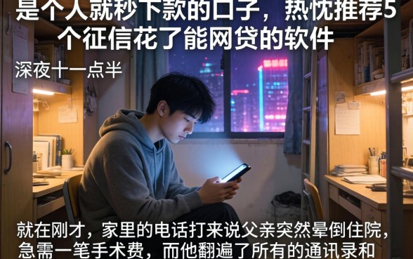是个人就秒下款的口子，热忱推荐5个征信花了能网贷的软件