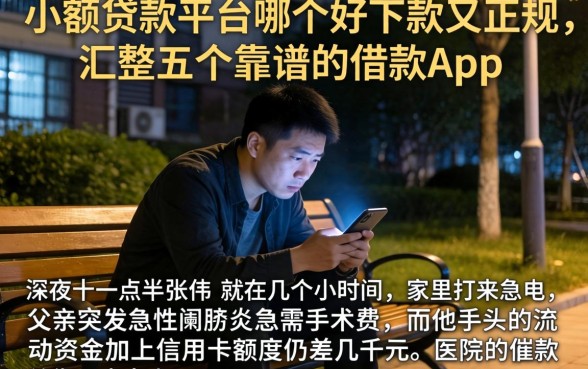 小额贷款平台哪个好下款又正规，汇整五个靠谱的借款app