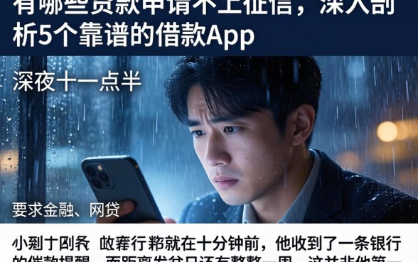 有哪些贷款申请不上征信,深入剖析5个靠谱的借款app