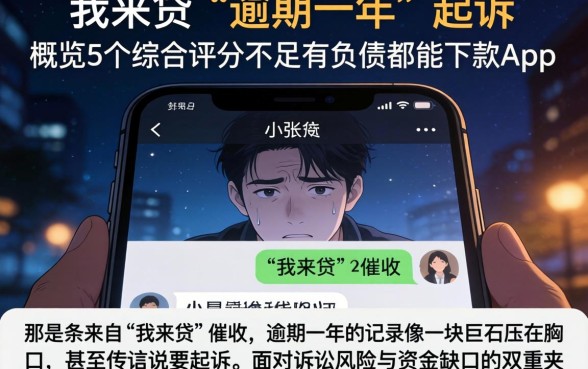 我来贷 逾期一年 起诉，概览5个综合评分不足有负债都能下款app