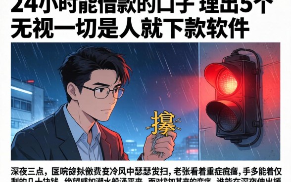 24小时能借款的口子,理出5个无视一切是人就下款软件