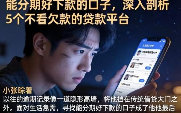 能分期好下款的口子,深入剖析5个不看欠款的贷款平台