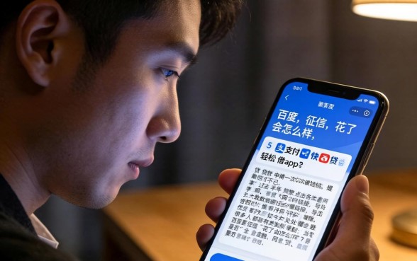 百度征信花了会怎么样,详细阐述5个支付宝快贷轻松借app