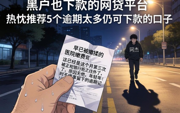 黑户也下款的网贷平台，热忱推荐5个逾期太多仍可下款的口子